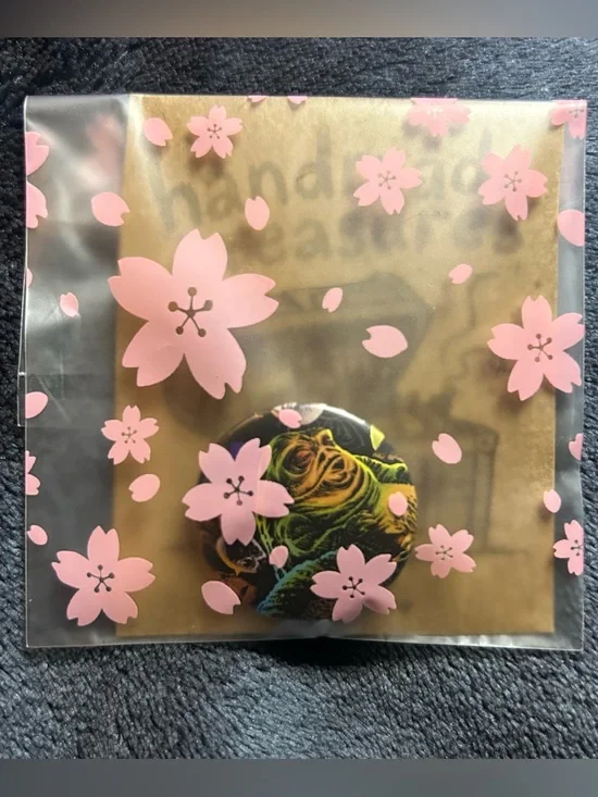 Star Wars Jabba the Hutt Button 1.25in Handmade Upcycled Comic - Picture 5 of 6